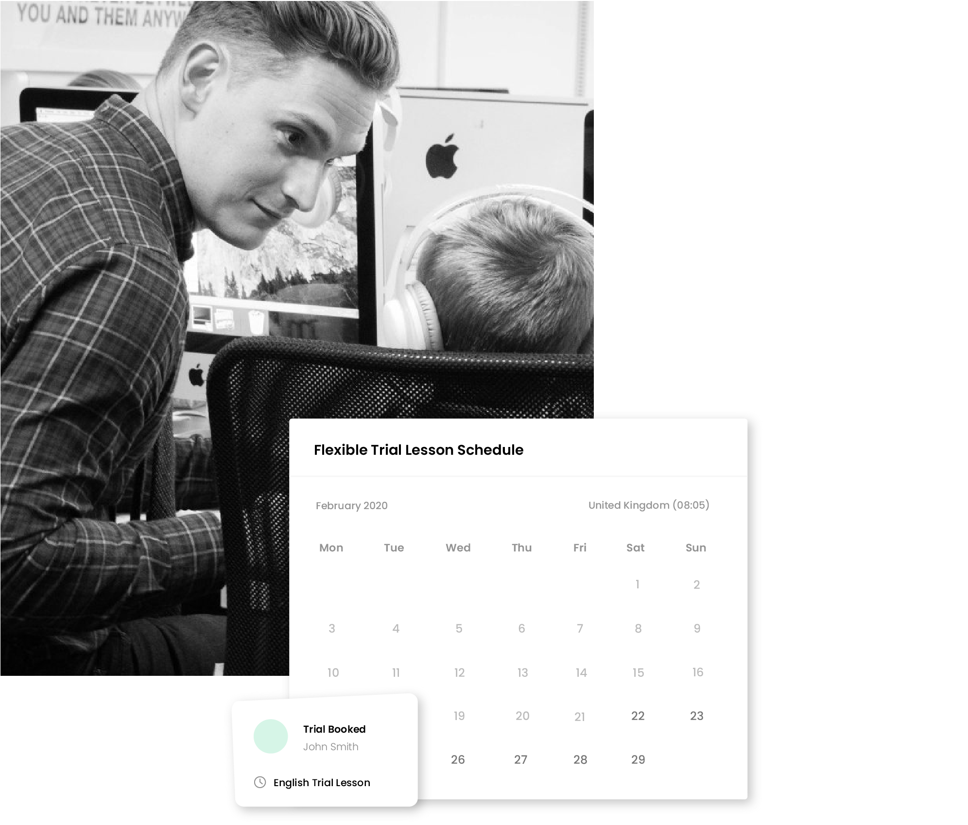 Tutor with Student/ Lesson Schedule